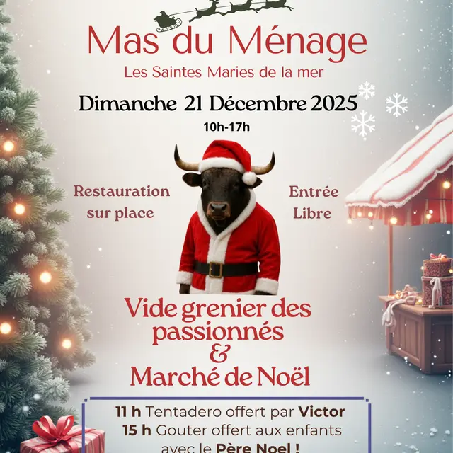 Vide-grenier des passionnés et Marché de Noël_Saintes-Maries-de-la-Mer