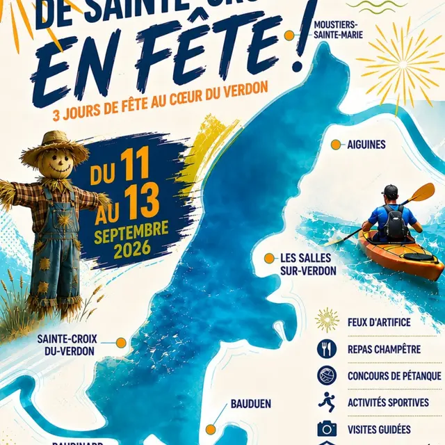 Le lac de Sainte-Croix en fête !_Moustiers-Sainte-Marie
