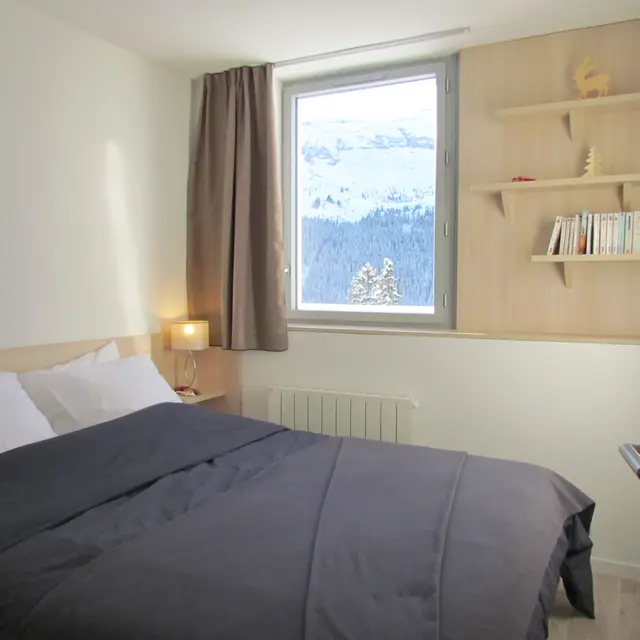 Flaine-T3-5-7-Personnes-Petite-Ourse-Chambre-Lit-Double