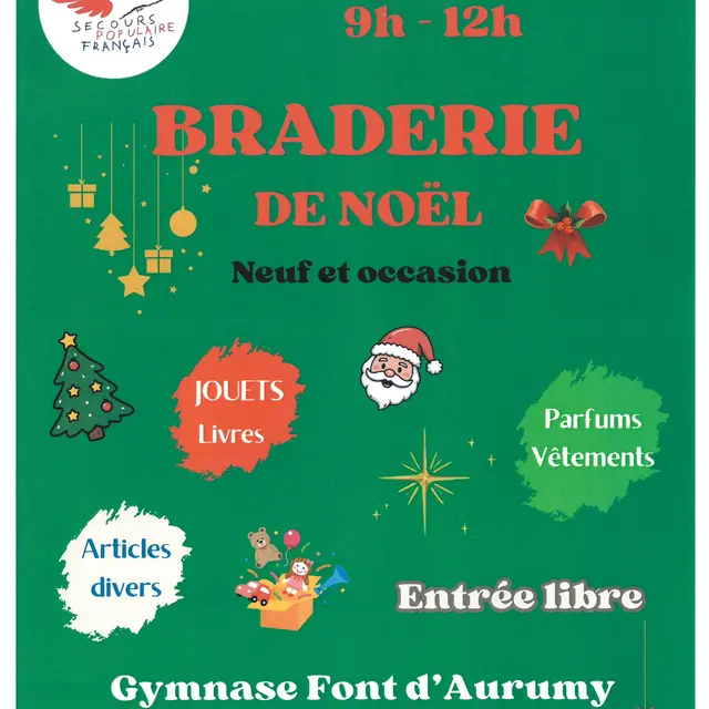 Braderie  du Secours Populaire_Fuveau