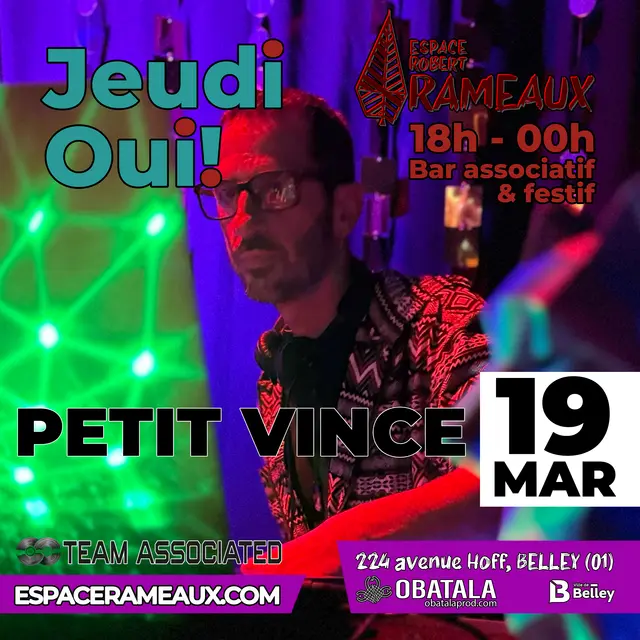 Jeudi oui ! DJ Petit vince à l'Espace Rameaux