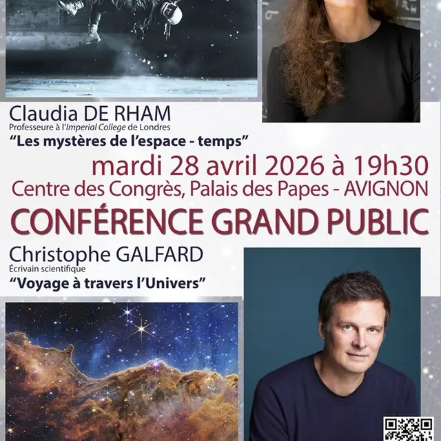 Les mystères de l'espace - temps + Voyage à travers l'Univers_Avignon