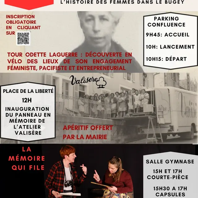 Journée du matrimoine - exposition capsules sonores des témoignages d'anciennes ouvrières de Valisère