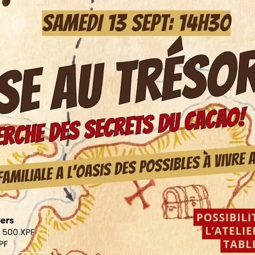 Chasse au trésor - A la recherche des secrets du cacao !_Dumbéa