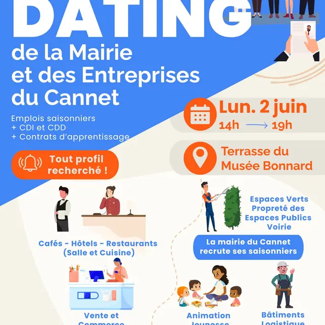 Job Dating de la Mairie et des Entreprises du Cannet_Le Cannet