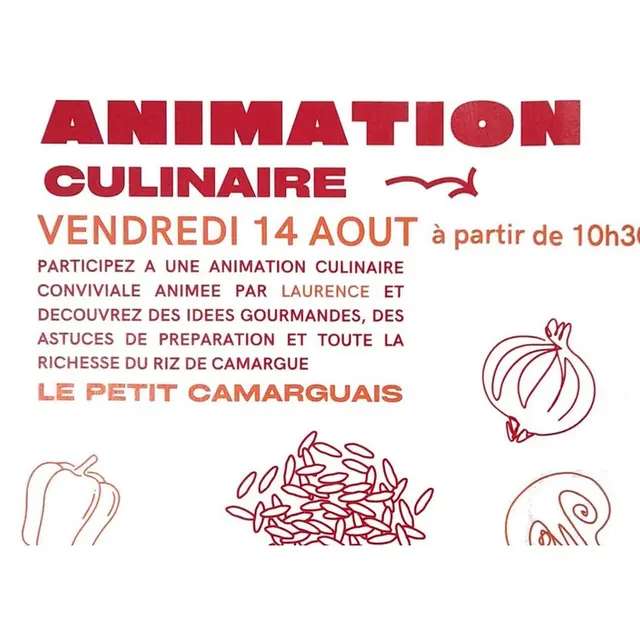 Animation culinaire au Moulin coopératif de Mouriès 14.08.26