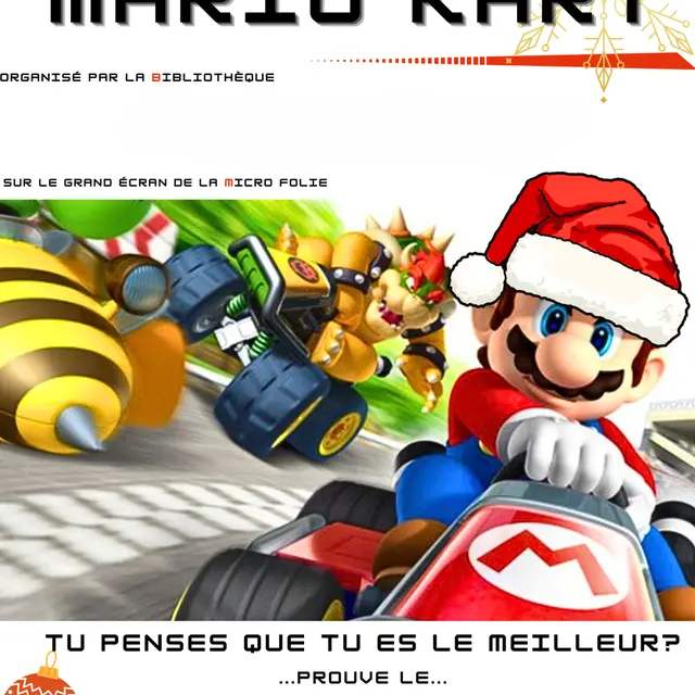 Micro-folie à Sault : Tournoi Mario Kart_Sault