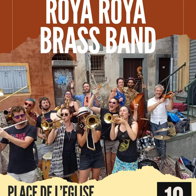 Concert avec le Roya Roya Brass Band_Saorge