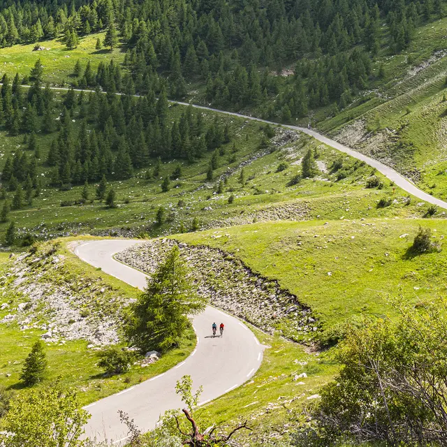 Col de la Cayolle à vélo