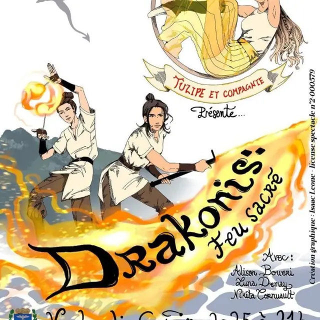 Sortie de résidence Drakonis : Feu sacré_Breil-sur-Roya