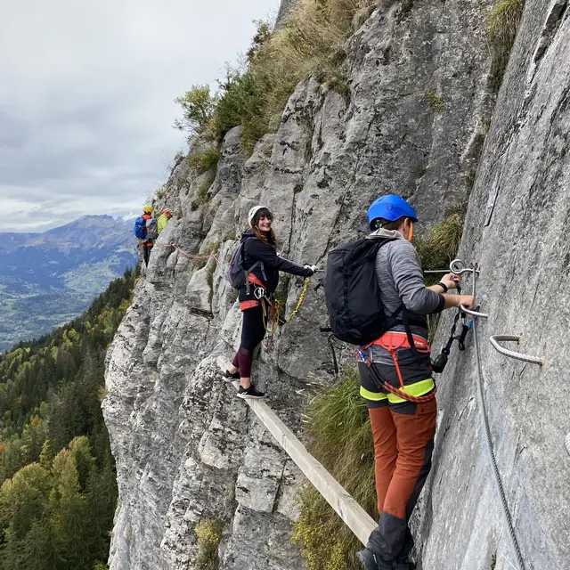 Via Ferrata avec Vincent, Guide du Bureau Montagne de Passy_Passy