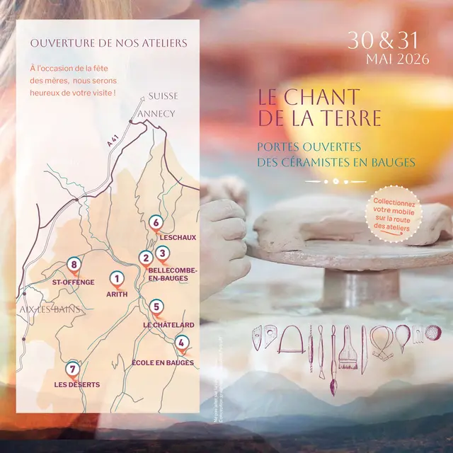 Portes ouvertes des céramistes en Bauges_Bellecombe-en-Bauges