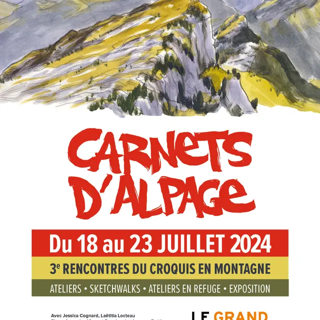Affiche Carnets d'alpage 2024