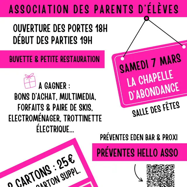 Loto de l'APE_La Chapelle-d'Abondance