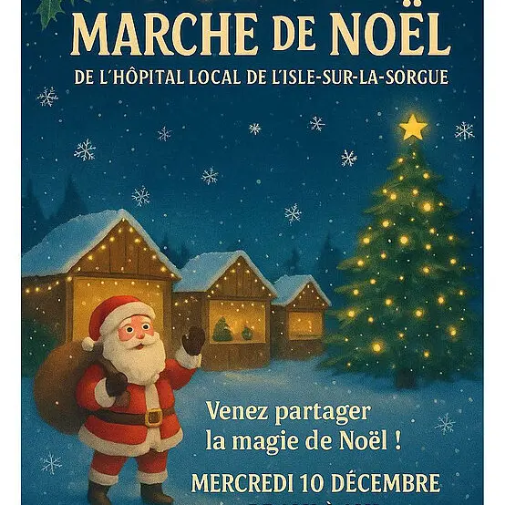 Marché de Noël de l'hôpital local_L'Isle-sur-la-Sorgue