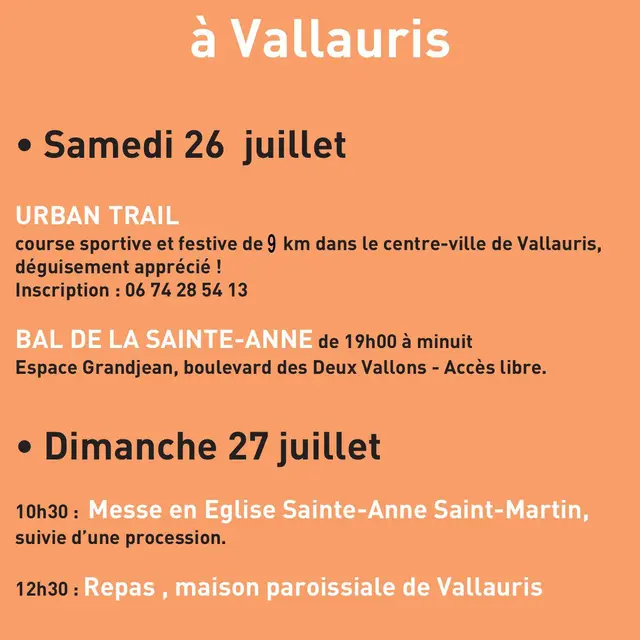 Fête Patronale de la Sainte-Anne_Vallauris Golfe - Juan