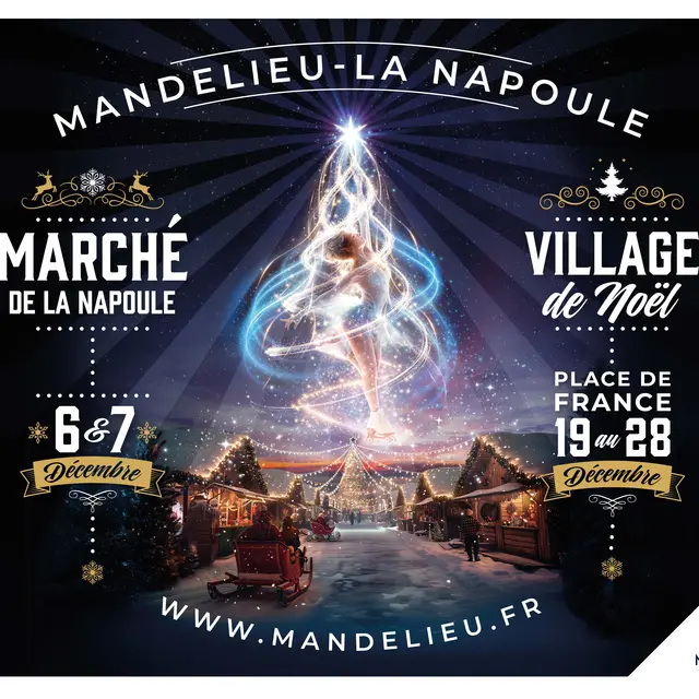 Le Village de Noël - Place de France - 2025_Mandelieu-La Napoule