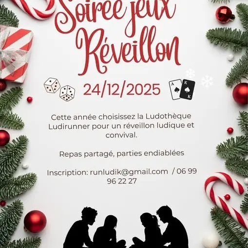 Soirée jeux réveillon avec Ludirunner_Digne-les-Bains