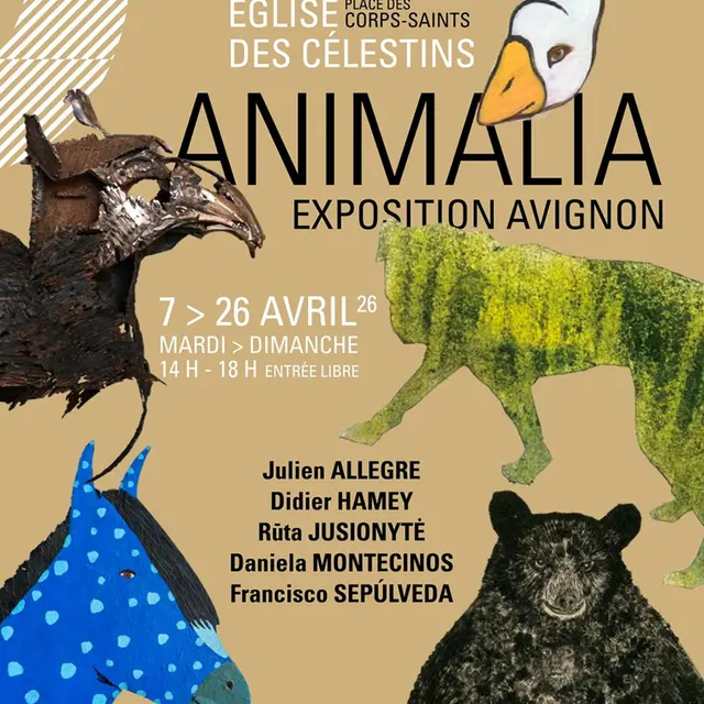 Visites guidées de l'exposition Animalia_Avignon