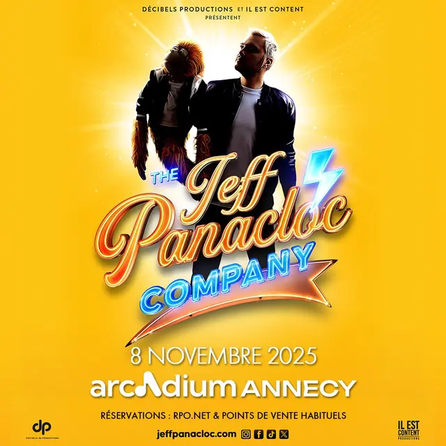 Spectacle d'humour : The Jeff Panacloc Compagny_Annecy