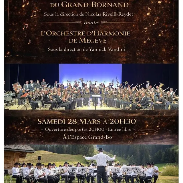 Concert de printemps de l’orchestre d’harmonie du Grand-Bornand_Le Grand-Bornand