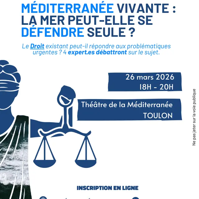 Conférence - Méditerranée vivante : la mer peut-elle se défendre seule ?_Toulon
