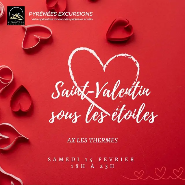 St Valentin en raquettes sous les étoiles_Ax-les-Thermes
