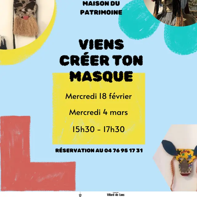 Atelier famille - Fabrique ton masque_Villard-de-Lans
