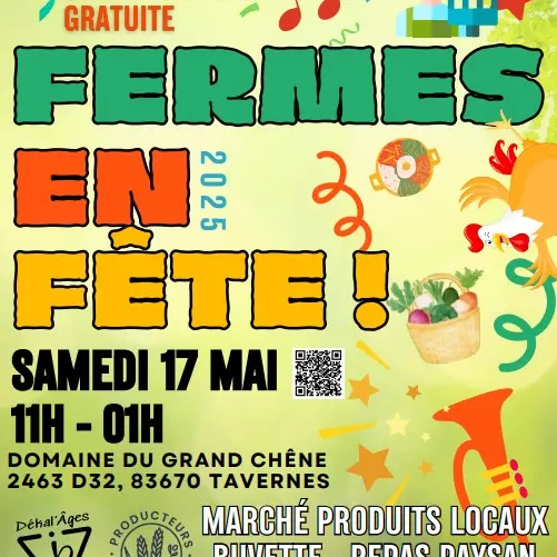 Fermes en fête : marché producteurs, concerts et animations_Tavernes