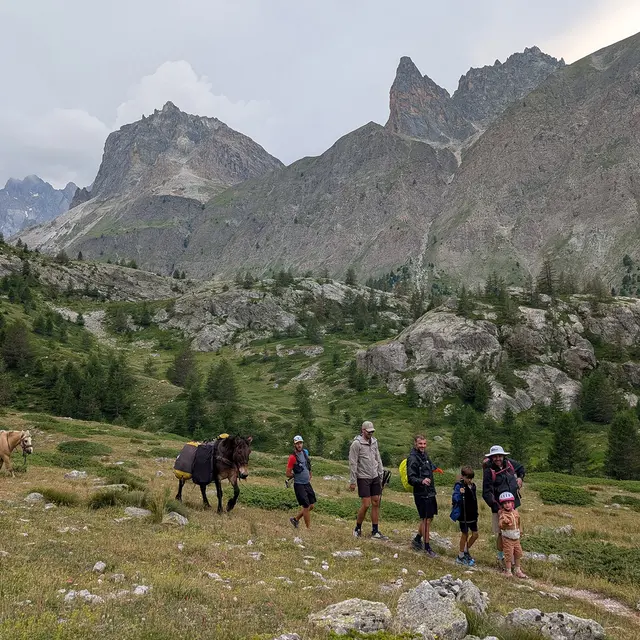 Les Crinières des Cimes : bivouac avec portage muletier