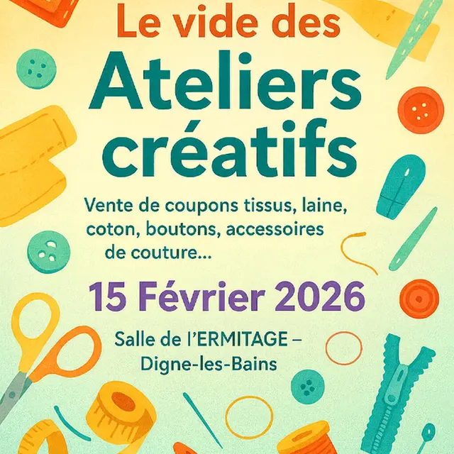 Vide grenier des loisirs créatifs_Digne-les-Bains