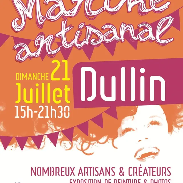 Affiche marché Dullin juillet 2024