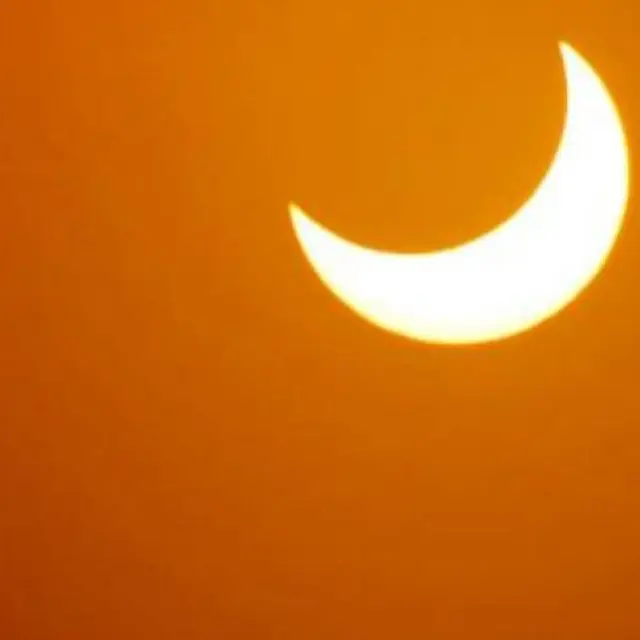 Eclipse le soir