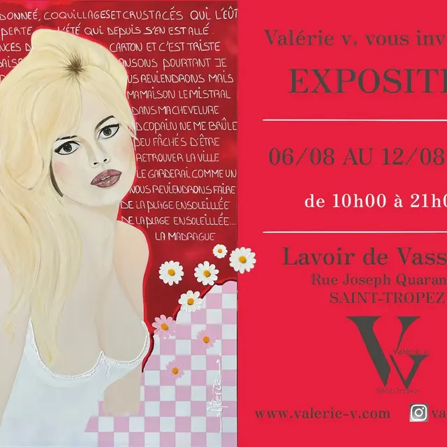 Exposition du Lavoir Vasserot - Valérie V_Saint-Tropez