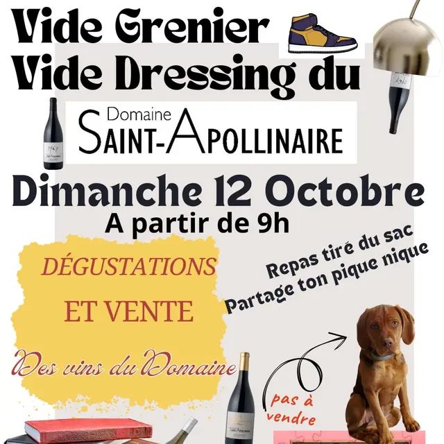Le vide grenier du Domaine Saint Apollinaire_Puyméras