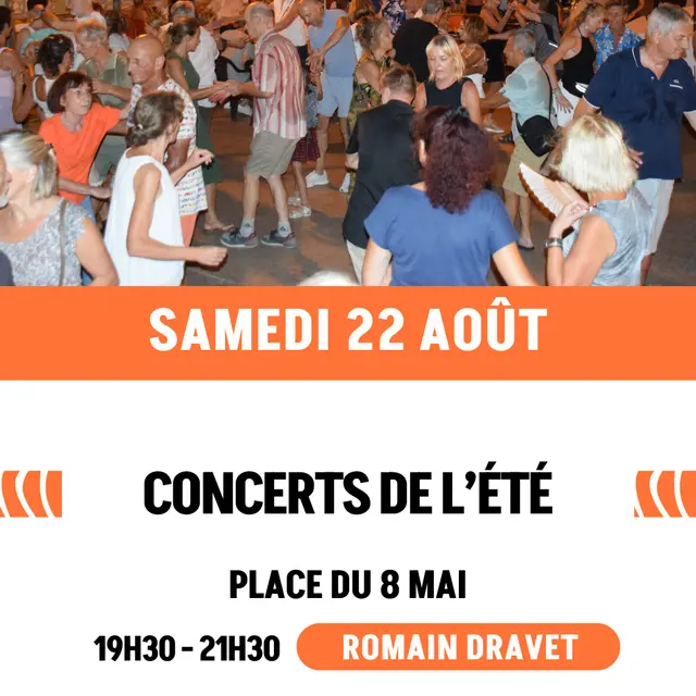 Concert de l'été - Romain Dravet Duo // Soirée dansante Riviera Dance Center_La Colle-sur-Loup