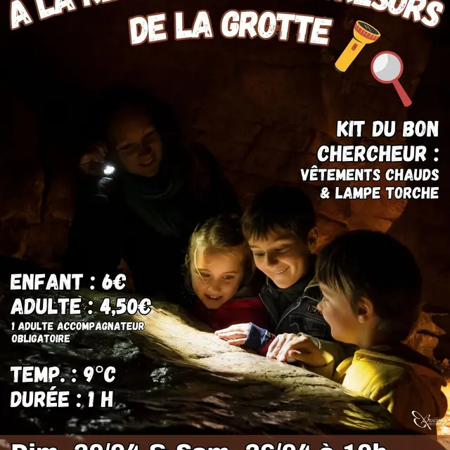 A la recherche des trésors de la grotte