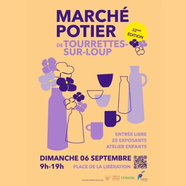 Marché Potier de Tourrettes sur Loup_Tourrettes-sur-Loup