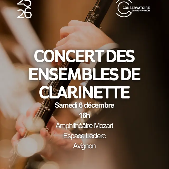 Concert des ensembles de clarinettes_Avignon