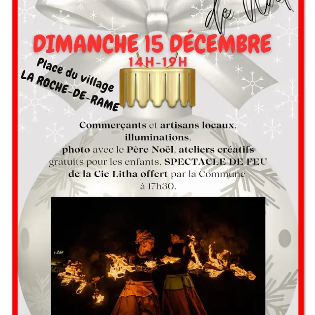 Marché de Noël à La Roche de Rame_La Roche-de-Rame