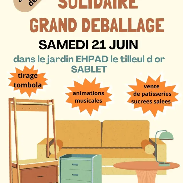 Vente solidaire - Grand déballage_Sablet