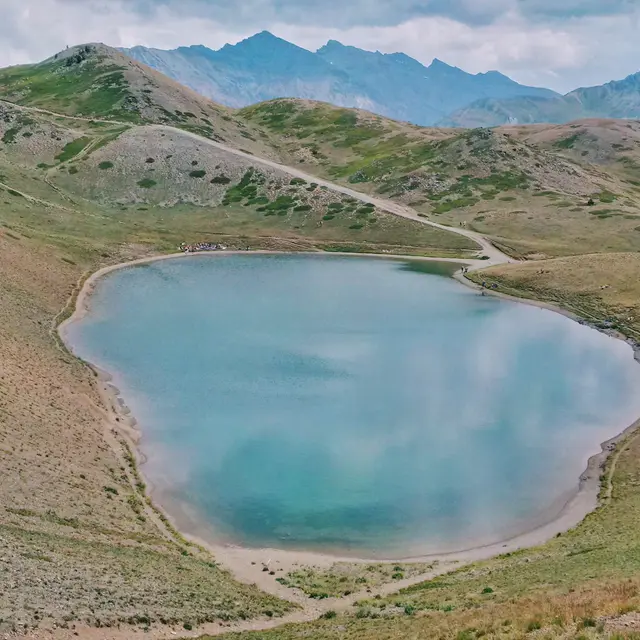 Lac Gignoux depuis Montgenèvre_Montgenèvre