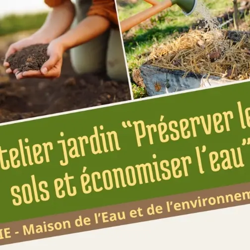 Atelier Jardin Préserver les sols et économiser l'eau_Marlhes