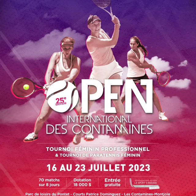 Affiche Open de tennis des Contamines