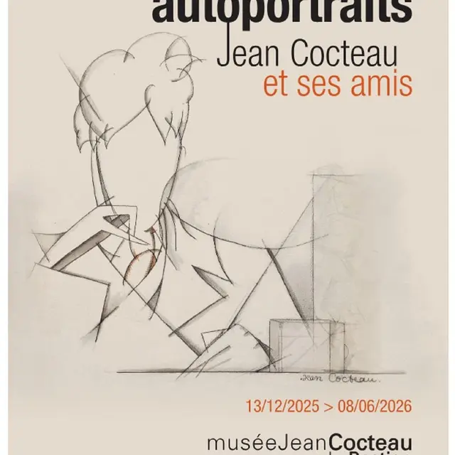 Exposition : Jean Cocteau et ses amis, portraits autoportraits._Menton