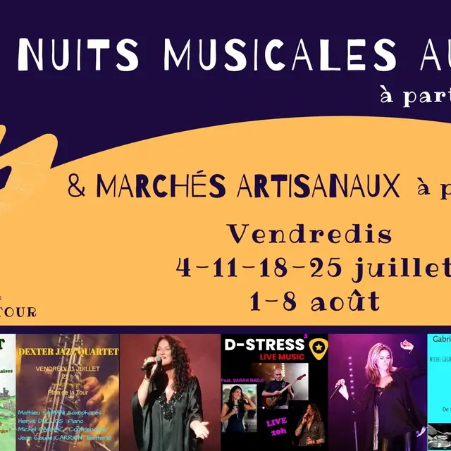 Nuits musicales & Marchés artisanaux_Le Plan de la Tour