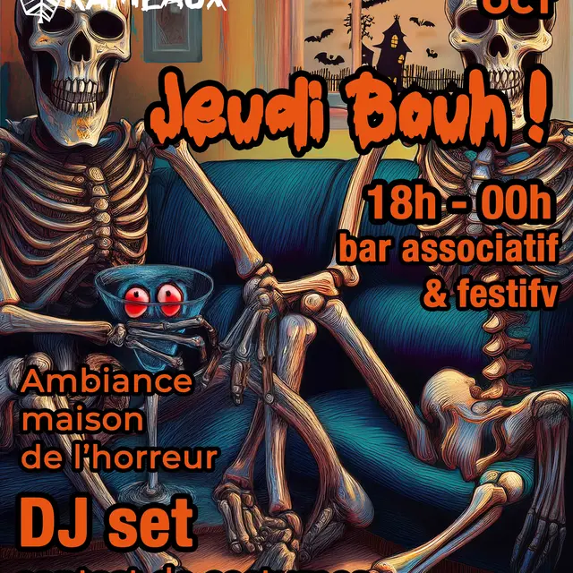 Jeudi Bouh - soirée d'halloween à l'Espace Rameaux
