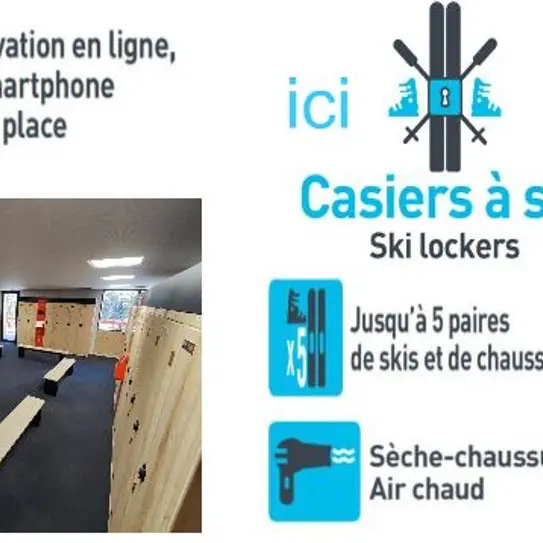 Consigne skis & bagages au Rosay_Le Grand-Bornand