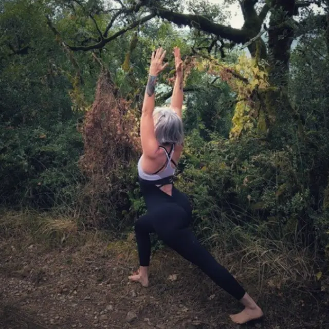 Séverine Agam, professeure de yoga