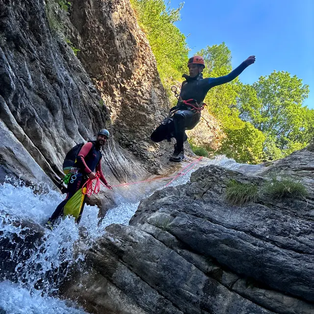 Canyoning découverte rabou - Ecrins Spéléo Canyon_La Bâtie-Montsaléon